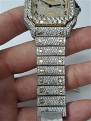 CARTIER Gent's Wristwatch 4072 18K STAINLESS SANTOS
